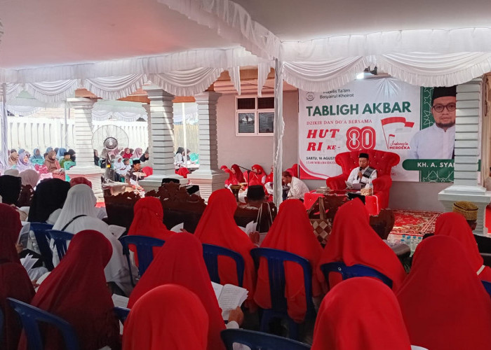 Majelis Taklim Basyairul Khoirot Peringati HUT RI ke-80 Dengan Zikir dan Doa Bersama