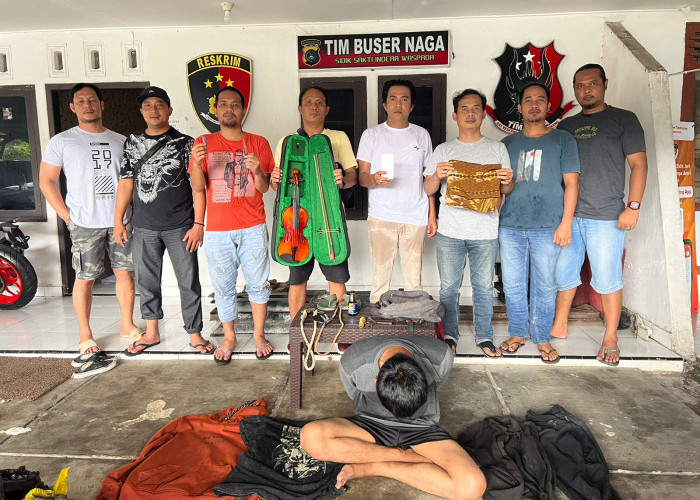 Bobol Toko Sembako di Pasar Pagi Pangkalpinang, Residivis Narkoba Ditangkap Buser Naga  