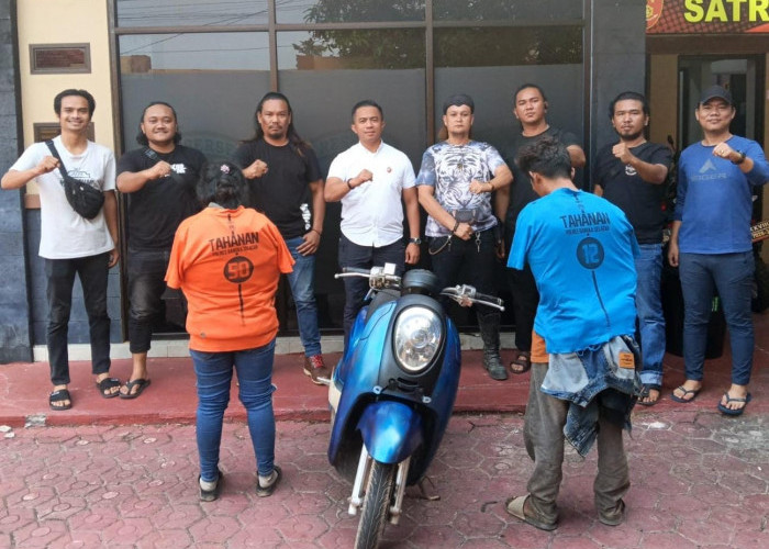 Tim URC Resmob Basel Ciduk Duo Curanmor Pasar Terminal Toboali, Motor Korban Sudah Berganti Warna 