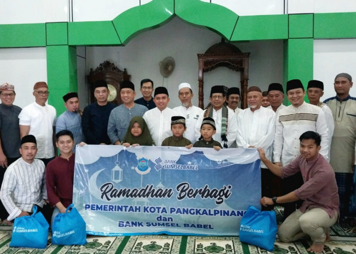 Ramadan Berbagi, BSB Bersama Pemkot PGK Sebar Puluhan Paket Sembako