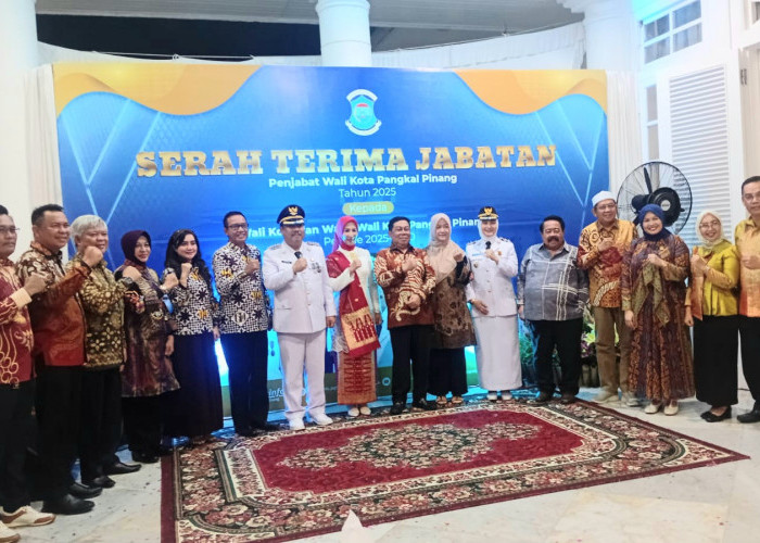 Sertijab Wali Kota Pangkalpinang, Unu Pesan Berbagai Tugas, Udin Ajak Gotong Royong