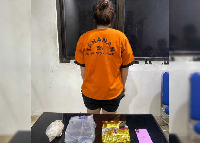 Geledah Kontrakan IRT Di Pangkalpinang, Ditresnarkoba Polda Babel Temukan 1,1 Kilogram Sabu