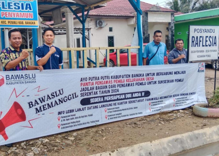 Panwascam Pemali Buka Lowongan Pengawas Pemilu Kelurahan dan Desa