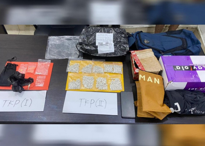 Miliki 932,5 Butir Ekstasi dan 1 Paket Sabu 1,09 Gram, Pemuda di Diamankan Ditresnarkoba Polda Babel