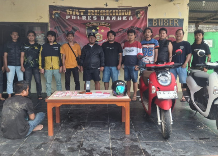 Beraksi di 7 Lokasi di Bangka, Residivis Tak Berkutik di Tangan Tim Kelambit