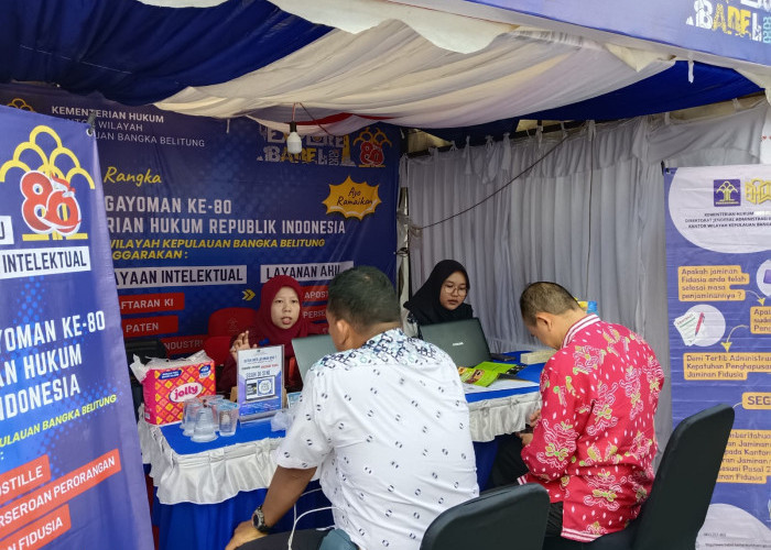 Hari Pertama Layanan Kekayaan Intelektual dan layanan AHU di “Explore Babel 2025”