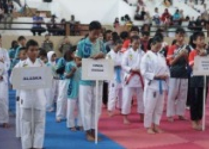 Jaring Bibit Karateka Berbakat, Kejuaraan Karate Bangka Tengah Open 2025 Resmi Dibuka