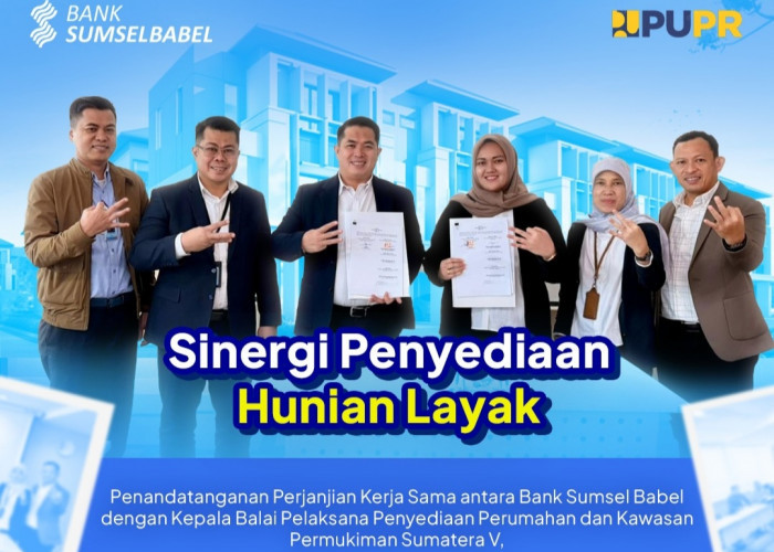 Bank Sumsel Babel Perkuat Sinergi dengan Pemerintah, Dukung Program Pembangunan Perumahan Bagi Masyarakat