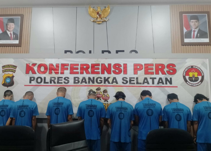 Ungkap Operasi Tertib Menumbing 2025, Polres Basel Beberkan Kasus 4C