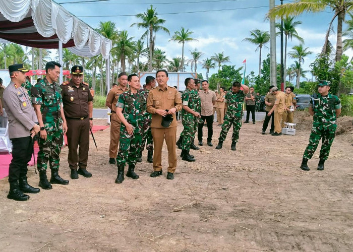 Tinjau lokasi, Pangdam II/Sriwijaya Pastikan Batalyon TP di Desa Rebo Segera Dibangun