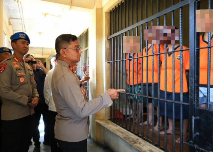 Wakapolda Babel Cek Gedung Tahanan Polda, Utamakan Prioritas Hak Asasi Tahanan