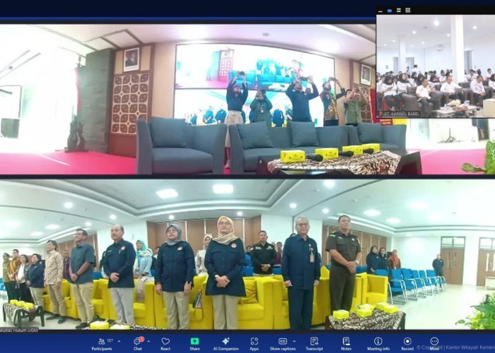 Kanwil Kemenkum Babel Ikuti Webinar Pembahasan RUU Pelindungan Saksi dan Korban