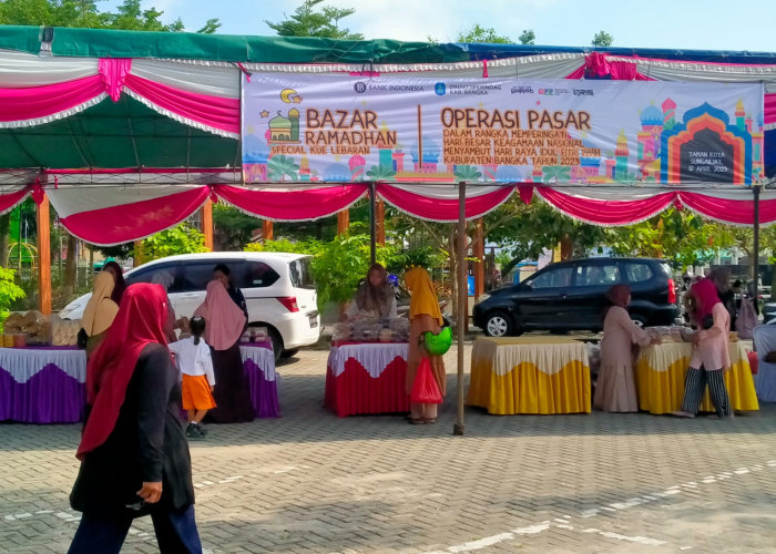Ada Operasi Pasar di Taman Kota Sungailiat, Ini Rincian Harganya 