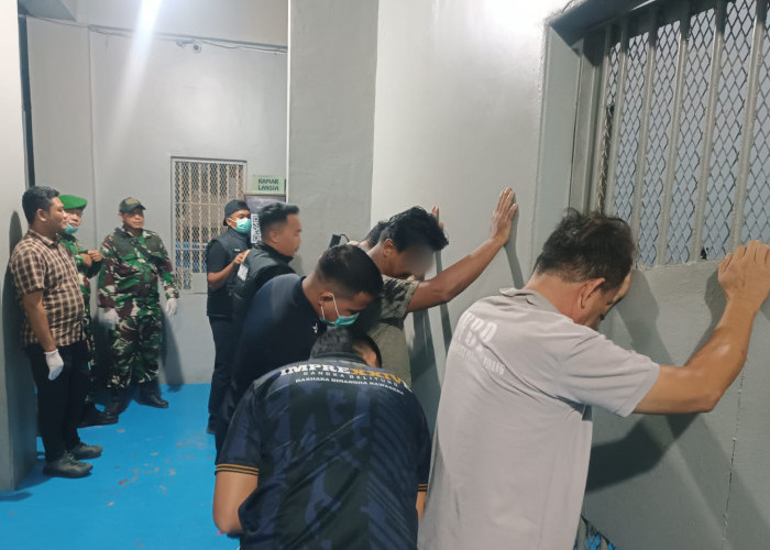 Timgab Razia Lapas Narkotika Pangkalpinang, 25 Warga Binaan Tes Urine Hasilnya Negatif