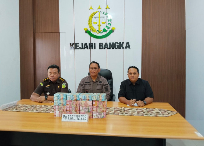 Terdakwa Korupsi BWS Babel Kembalikan Uang Rp1,1 Miliar ke Kejari Bangka, Total Sudah Rp8,6 Miliar