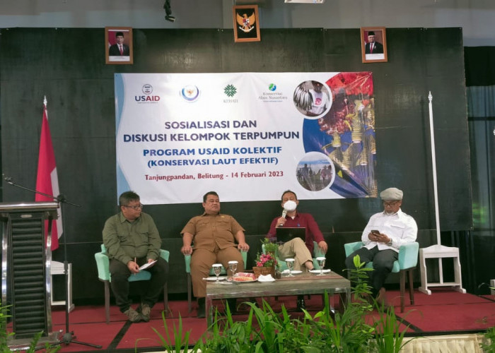 KKP dan USAID Kolektif Targetkan Pengelolaan Kawasan Konservasi Pulau Belitung