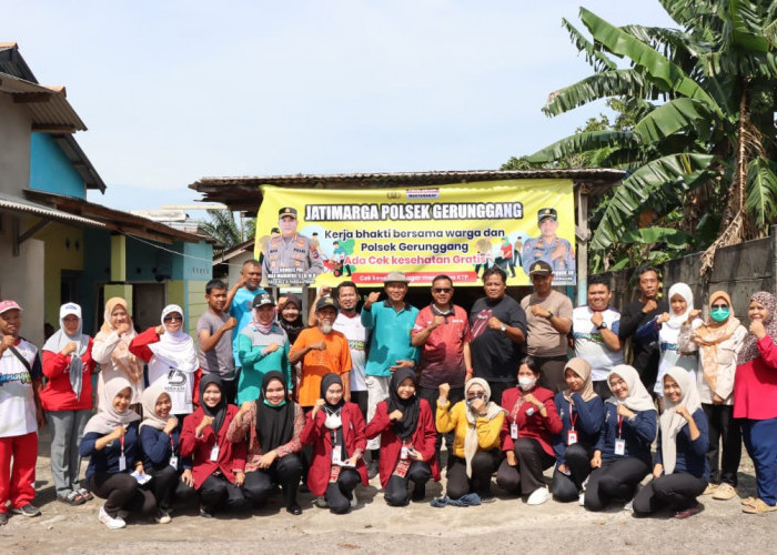 Kapolresta Pangkalpinang Pimpin Kerja Bakti Akbar: Sinergi Polri dan Warga Gerunggang Sambut Musim Hujan