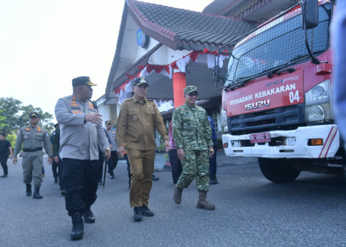 Pemkab Bangka Gelar Apel Pasukan Karhutla