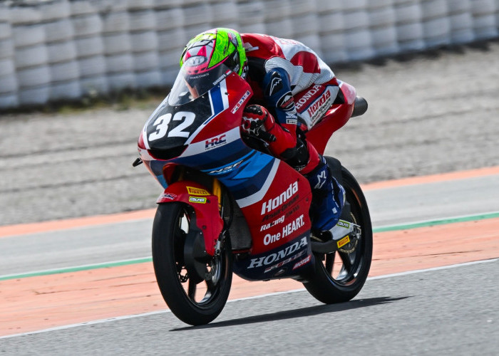 Terkencang di FP Valencia, Ramadhipa Tembus Enam Besar Moto3 Junior