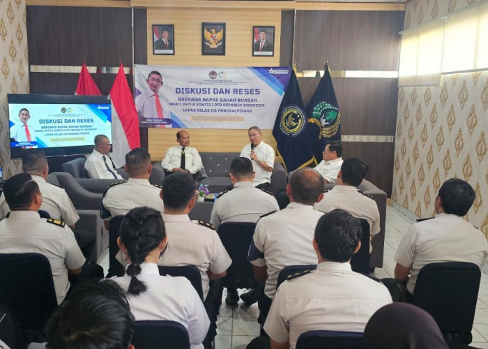 Lapas Pangkalpinang Dipercaya DPD RI Beri Masukan Implementasi UU Pemasyarakatan