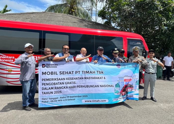 PT Timah dan Dishub Belitung Timur Sediakan Layanan Kesehatan Keliling di Terminal Manggar