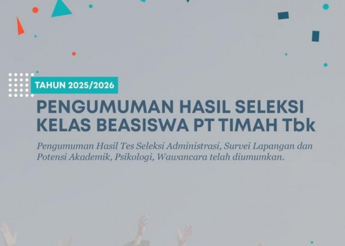 Ini Hasil Seleksi Pemali Boarding School Beasiswa PT Timah  2025