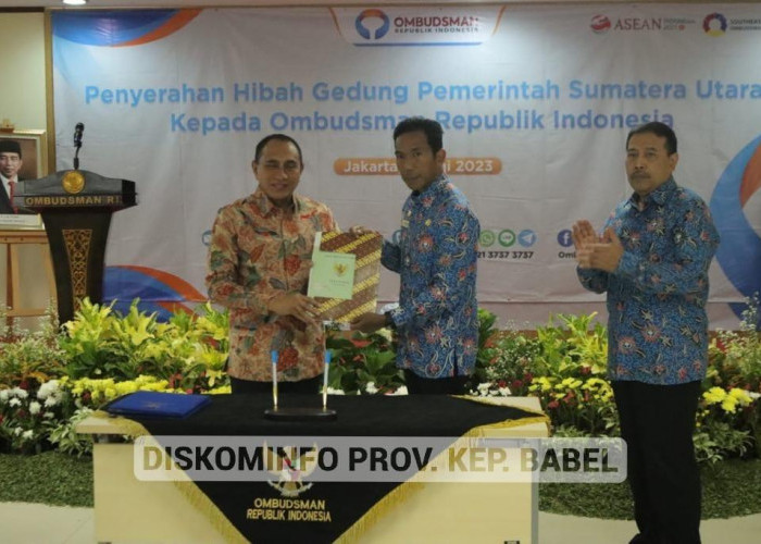 Pemprov Sumut Serahkan Hibah Gedung ke Ombudsman RI