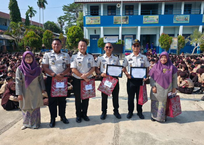 Lapas Pangkalpinang Terima Apresiasi dari SMP Negeri 2 Usai Outing Class