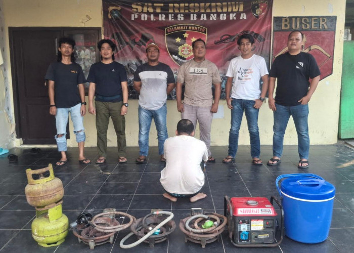 Polres Bangka Ringkus Pelaku Pencurian yang Sedang Jalani Rehabilitasi Narkoba