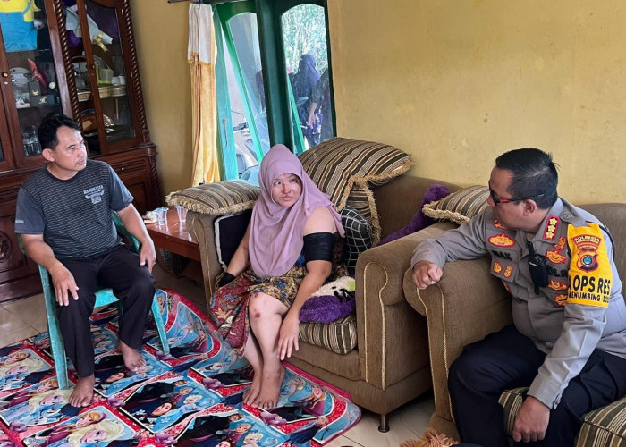 Kapolresta Pangkalpinang Kunjungi Korban Penjambretan, Berikan Bantuan dan Dukungan