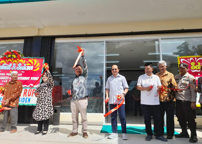 Asoka Supermarket Koba Diresmikan, 90 Persen Berdayakan Tenaga Lokal