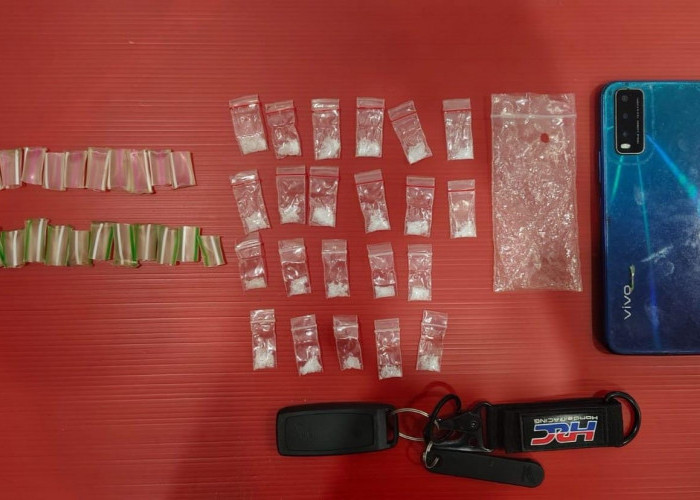 Seorang Pemuda 21 Tahun di Belinyu Dibekuk Polisi Gara-Gara Sabu