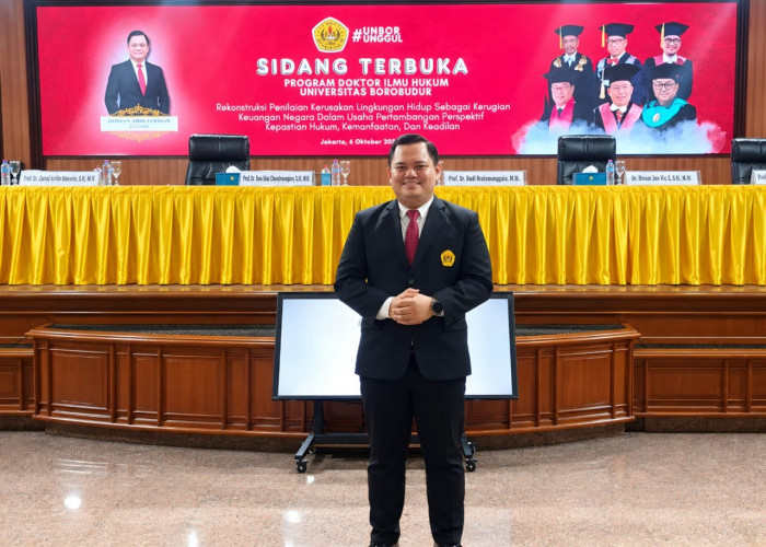Penelitian Kritis Kerugian Keuangan Negara Tipikor Pertambangan, Jhohan Adhi Ferdian Raih Gelar Doktor