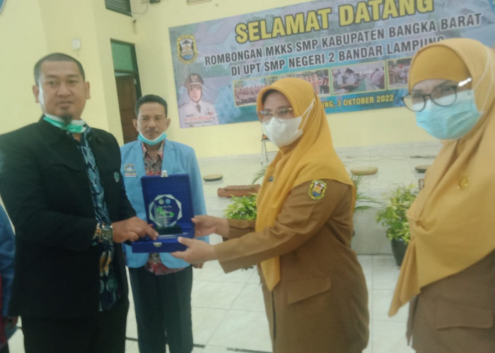 MKKS Bangka Barat Belajar ke Sekolah di Bandar Lampung
