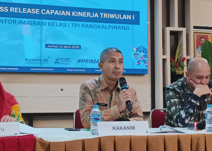 Cegah Korban TPPO, Imigrasi Pangkalpinang Tolak 11 Permohonan Paspor di Triwulan I 2026