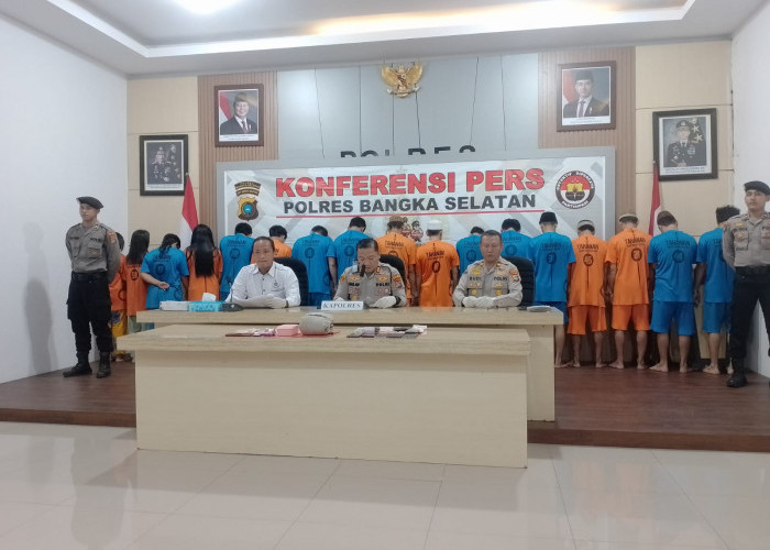 Ungkap Kasus Narkoba Semester I, 24 Kasus dan 29 Pelaku 