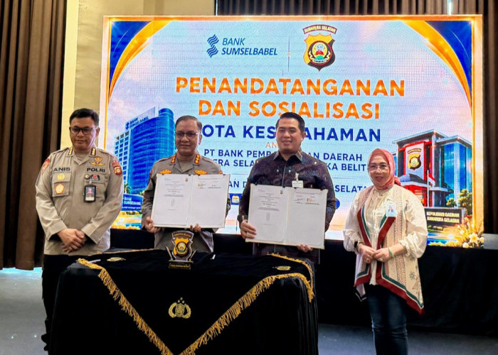 Bank Sumsel Babel dan Polda Sumsel Perkuat Sinergi Pengamanan Layanan Perbankan
