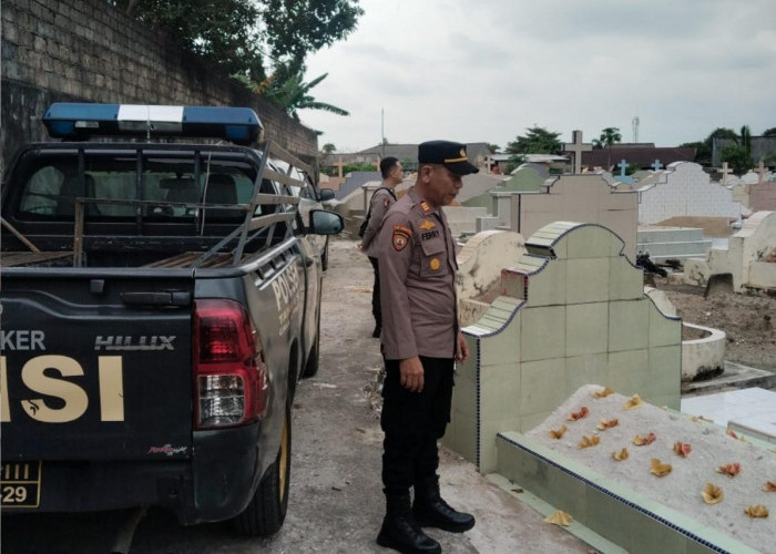 Siagakan Patroli Ketat, Polsek Taman Sari Awasi Jelang Puncak Cheng Beng di Pangkalbalam   