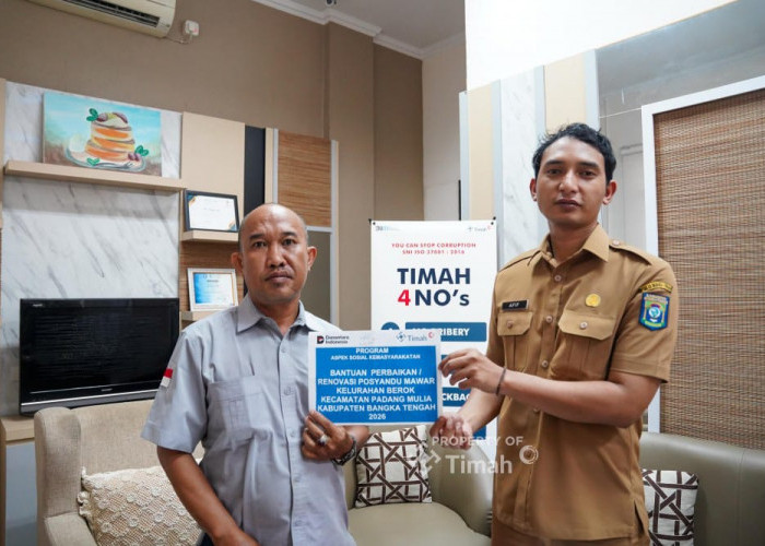 Dukung Fasilitas Kesehatan Desa, PT Timah Renovasi Posyandu Berok untuk Meningkatkan Layanan