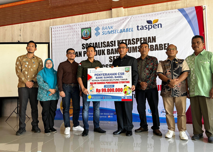 Bank Sumsel Babel dan Pemerintah Belitung Timur Berkolaborasi untuk Menurunkan Angka Stunting