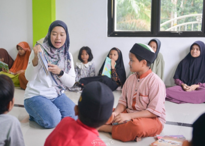 Sobat Aksi Ramadan Berbagi Kebahagiaan di Musala Al Muktibin Bangka Barat, Santuni Anak Yatim dan Piatu 