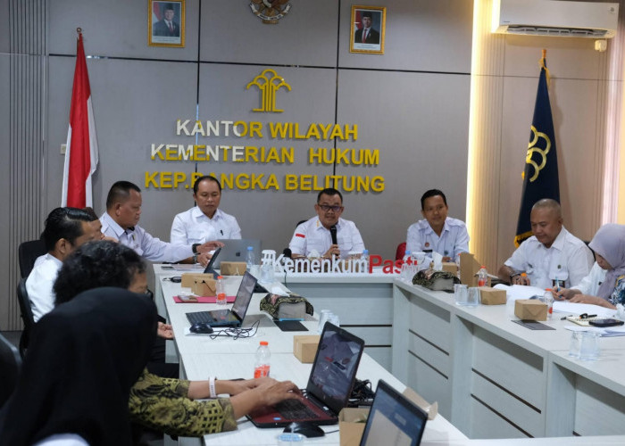Kanwil Kemenkum Babel Gelar FGD Analisis dan Evaluasi Dua Perda Strategis