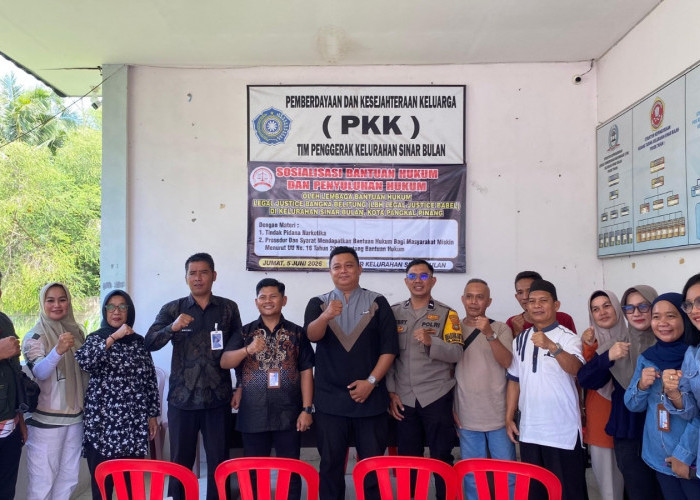 Penyuluhan Hukum Tindak Pidana Narkotika dan Mekanisme Pemberian Bantuan Hukum secara cuma-cuma di Sinar Bulan