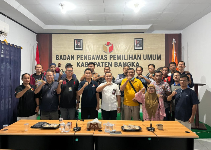 Bawaslu Bangka Ajak Media Ikut Awasi Pilkada Ulang, Jurnalis Kasmono Dukung Keterbukaan 