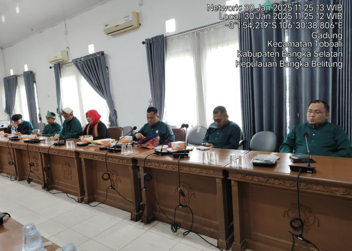 Komisi III DPRD Basel Rapat Bersama PT Banka Agro Plantari, Jalan Delas Nyelanding Akan di Perbaiki 