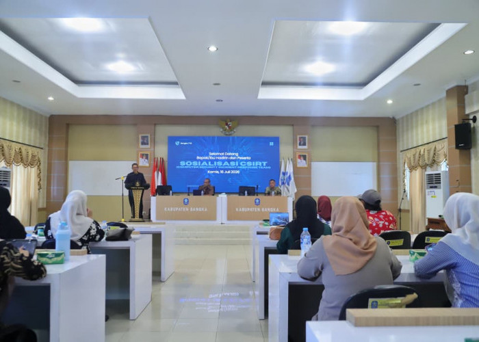 Hadapi Tantangan Transformasi Digital, Dinkominfotik Bangka Perkuat Ketahanan Siber Lewat CSIRT   