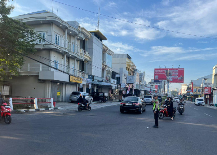 Hadir di Tengah Masyarakat, Sat Lantas Polresta Pangkalpinang Maksimalkan Pengamanan Arus Lalu Lintas