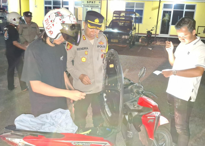 Cegah Gangguan Kamtibmas, Polresta Pangkalpinang Gelar Razia Simpatik