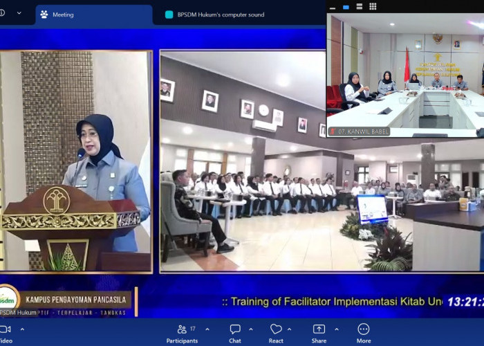 Pembukaan TOF Implementasi KUHP dan KUHAP Angkatan XIV dan XV Tahun 2026 Resmi Digelar