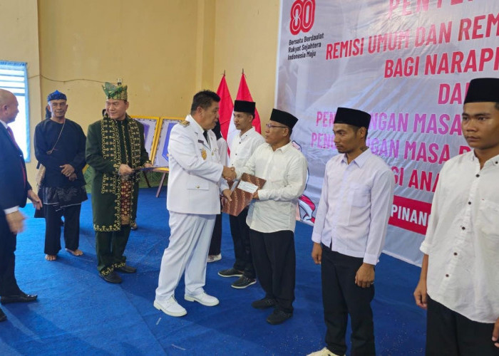 Gubernur Babel Serahkan Remisi ke Warga Binaan Lapas Pangkalpinang 